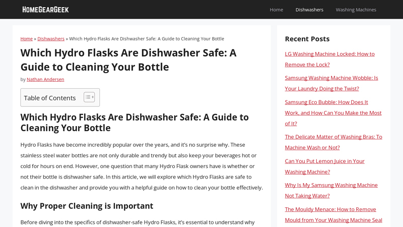 Image of Are All Hydro Flasks Dishwasher Safe? Exploring the Cleaning Options ...