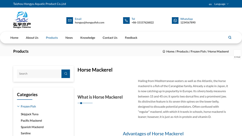 Image of China Customized Horse Mackerel Manufacturers