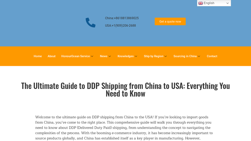 Image of The Ultimate Guide to DDP Shipping from China to USA: Everything You ...