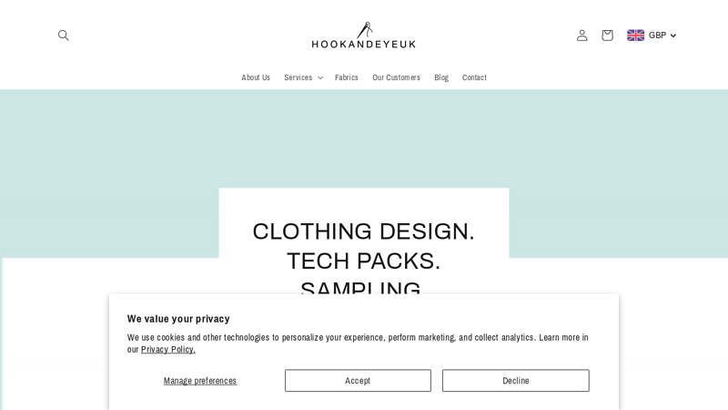 Clothing Manufacturers UK - Low MOQ C HOOK AND EYE UK