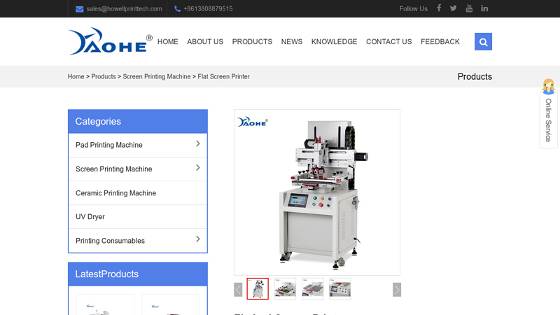 Image of China Customized Flatbed Screen Printer Manufacturers, Suppliers ...