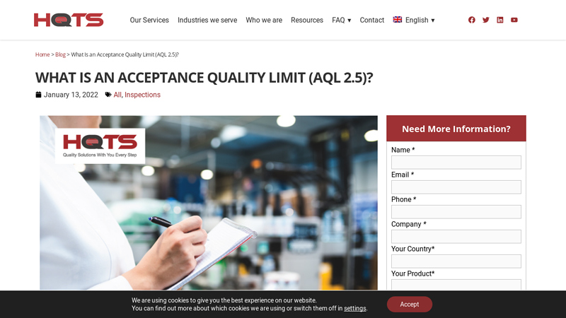 Image of Explaining AQL 2.5 for Quality Inspections