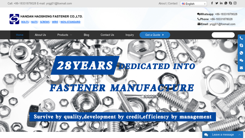 Image of Handan Haosheng Fastener Co.,Ltd OEM Fasteners Manufacturers China ...