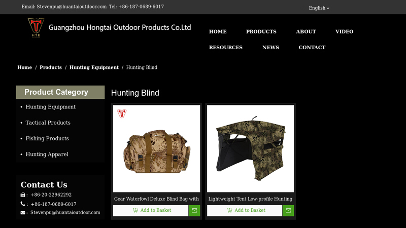 Image of hunting bags, hunting clothes, hunting blind Manufacturer & Supplier ...