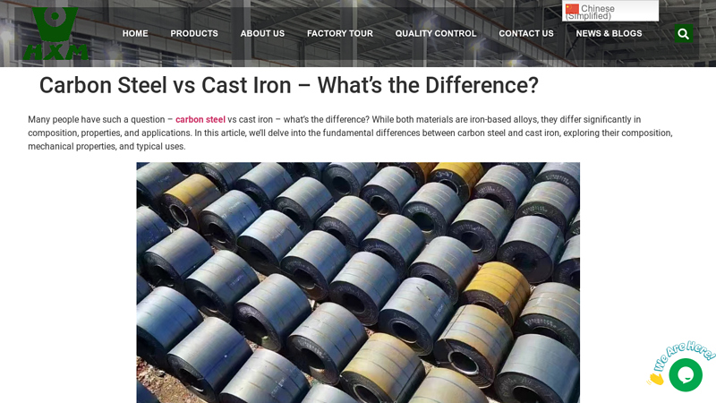 Image of Carbon Steel vs Cast Iron