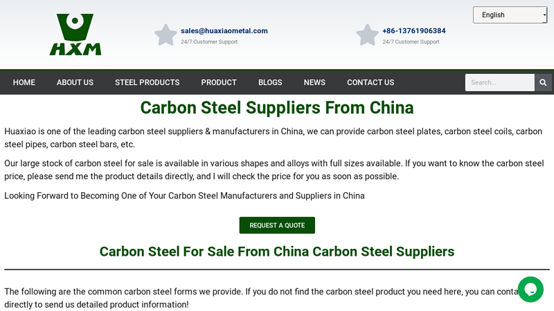 Image of Carbon Steel Suppliers | Manufacturers