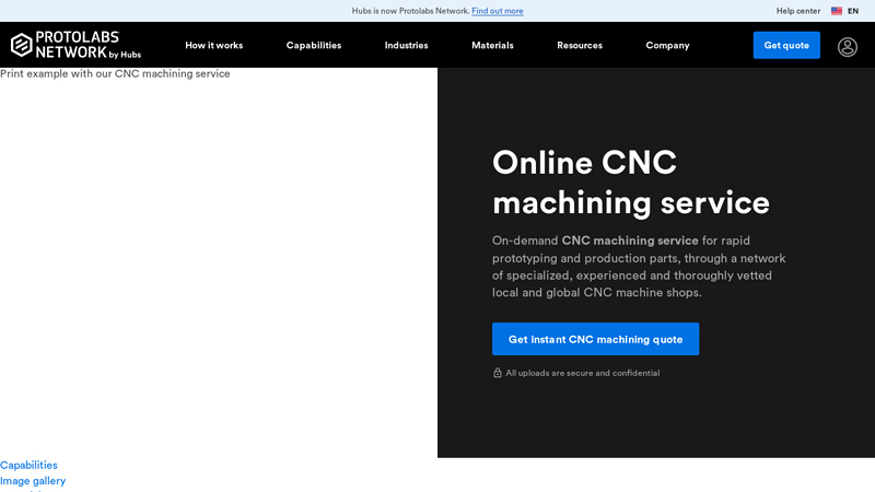 Image of Online CNC Machining Service: Instant quotes and ordering