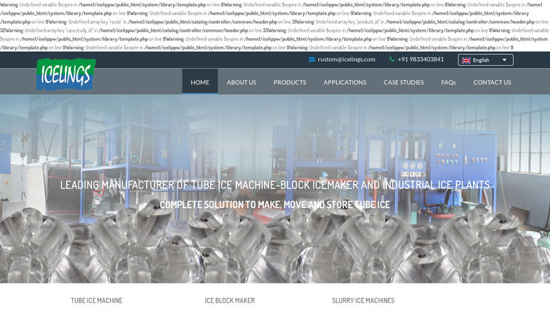 Tube Ice Machine-Tube Ice Plant-Industrial Ice Maker- Ice Making Plants