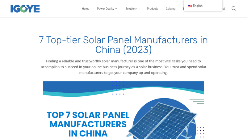 Image of 7 Top-tier Solar Panel Manufacturer in China (2023)