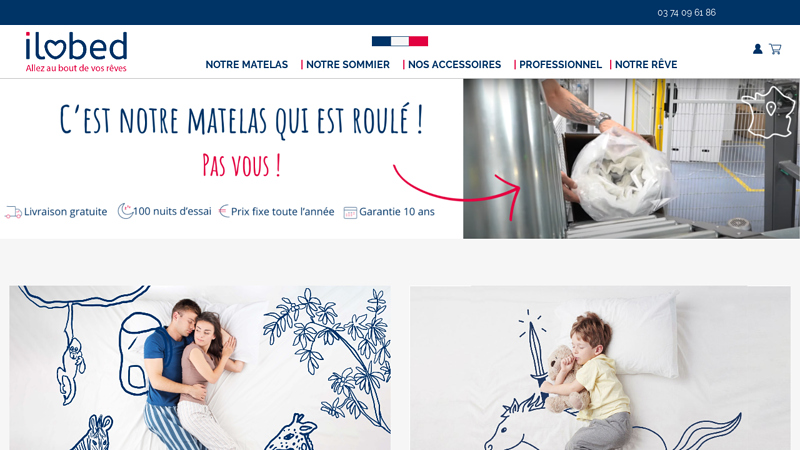 Matelas made in France. 100 nuits d