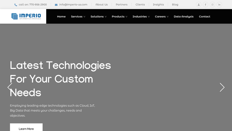 Global Business Services | IT Infrastructure Solutions | Imperio INC