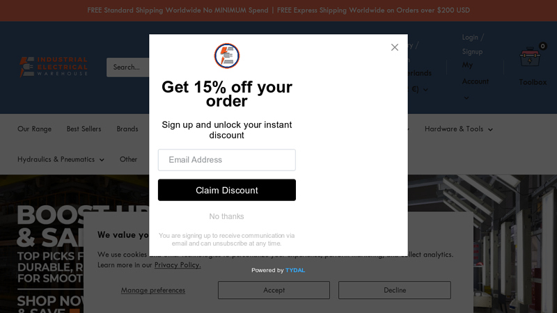 Shop Electrical Supplies Online | Industrial Electrical Warehouse