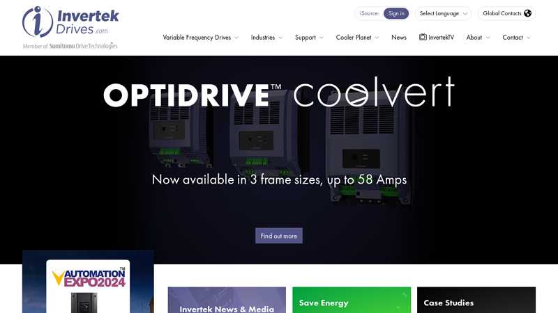 Variable Frequency Drive Manufacturer | Variable Speed Drives | AC Drives | Invertek Drives