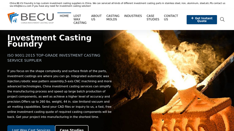 Image of Investment Casting Foundry | China Investment Casting Services & Parts ...