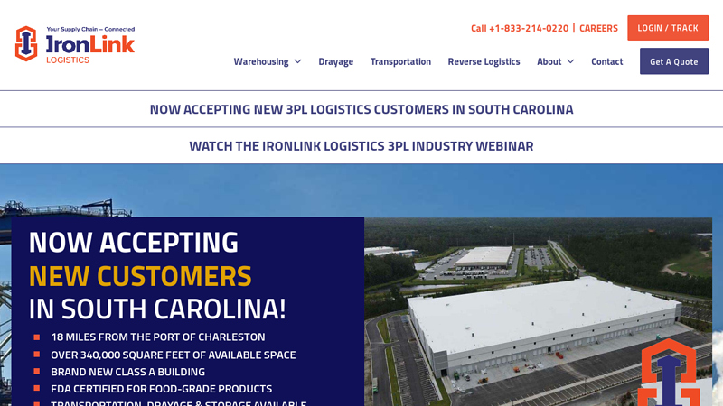 3PL Logistic Services - IronLink Logistics