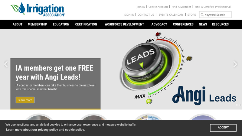Irrigation Association Home Page