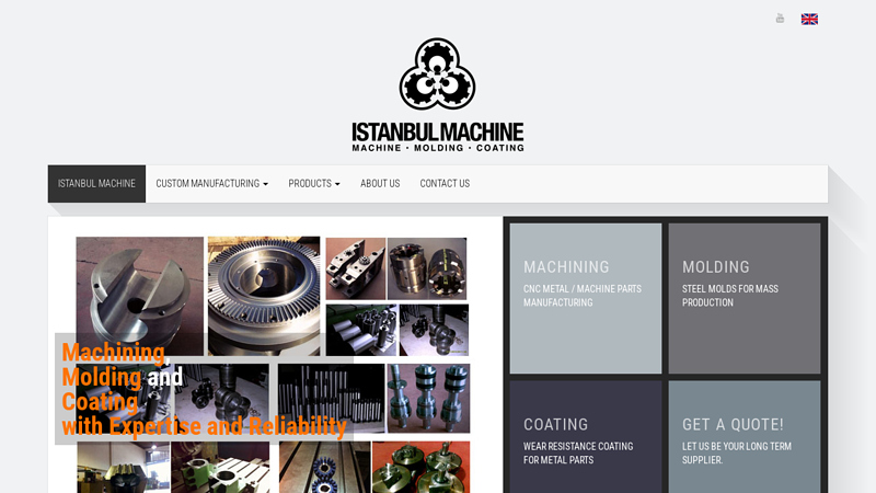 ISTANBUL MACHINE Parts Manufacturing, Molding, Coating Turkey