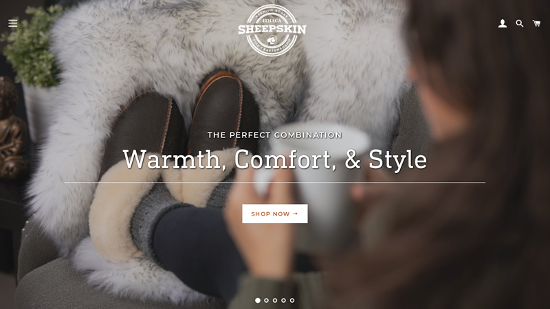 Genuine Sheepskin Products: Sheepskin Hats, Sheepskin Slippers, & More C Ithaca Sheepskin