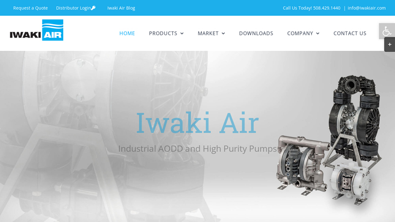 AODD Pumps | Quality Air-Operated Diaphragm Pumps | Iwaki Air