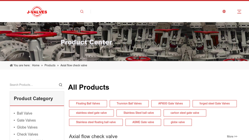 Image of China Axial flow check valve manufacturers, Axial flow check valve ...