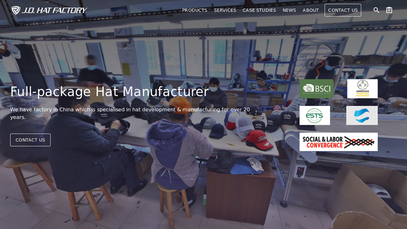 Image of J.D. Hat Factory: Hat & Cap Manufacturer in China