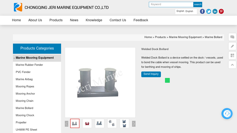 Image of China Customized Cast Iron Dock Bollards Manufacturers, Suppliers