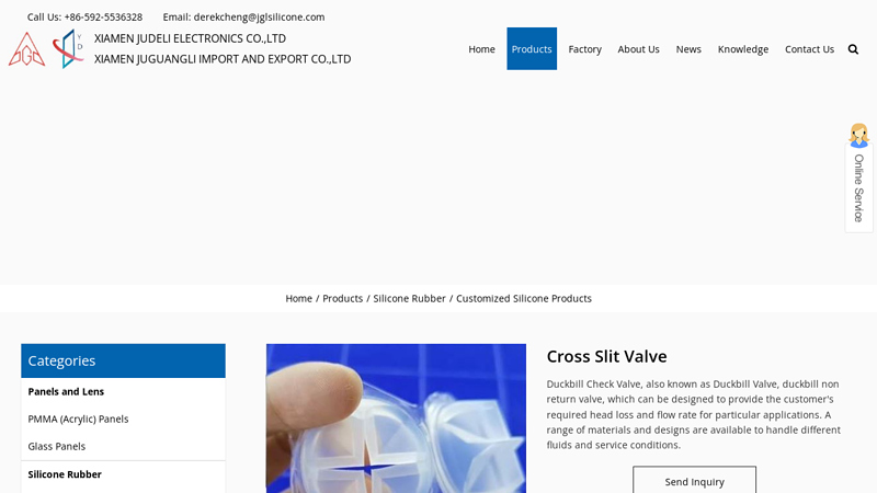 Image of China Cross Slit Valve Manufacturers, Suppliers, Factory