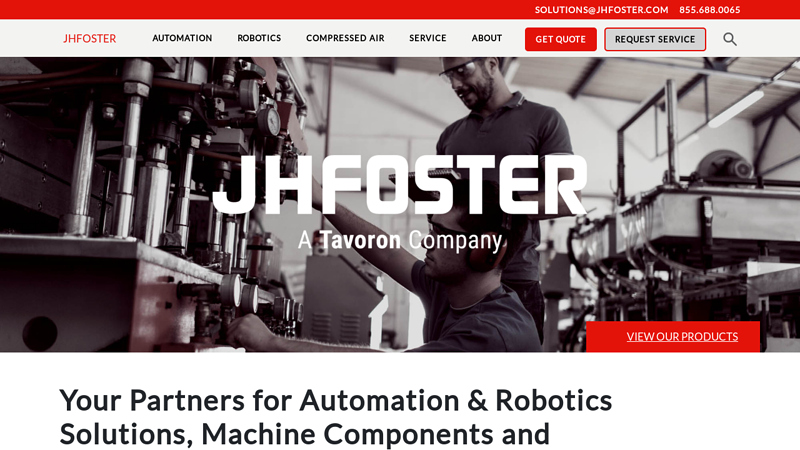 Machine Components, Automation & Robotics | JHFOSTER