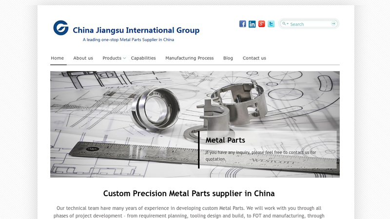 Image of Metal Parts Supplier | China Custom Precision Metal Parts Manufacturer
