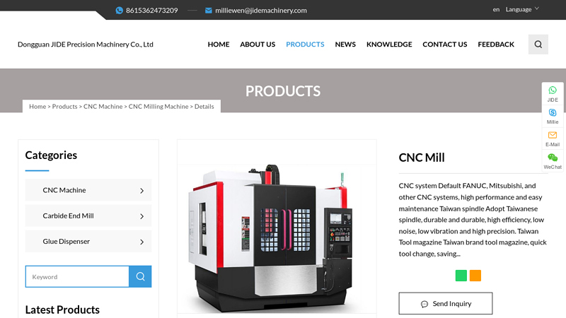 Image of China CNC Mill Suppliers, Manufacturers, Factory
