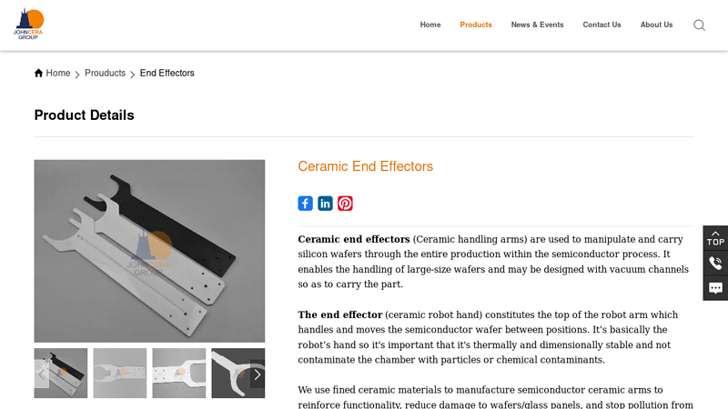 Image of Ceramic End Effectors | Johncera Group