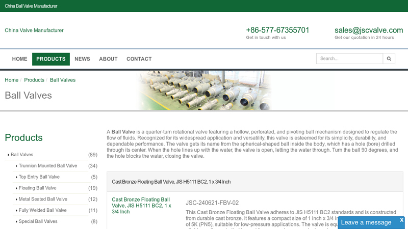 Image of Industrial Valve Manufacturer in China