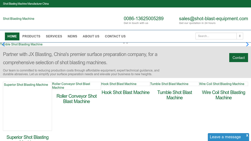 Image of Shot Blasting Machine Manufacturer China