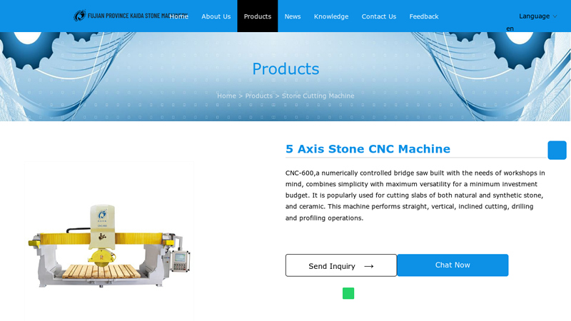 Image of China 5 Axis Stone CNC Machine Manufacturers, Suppliers, Factory ...