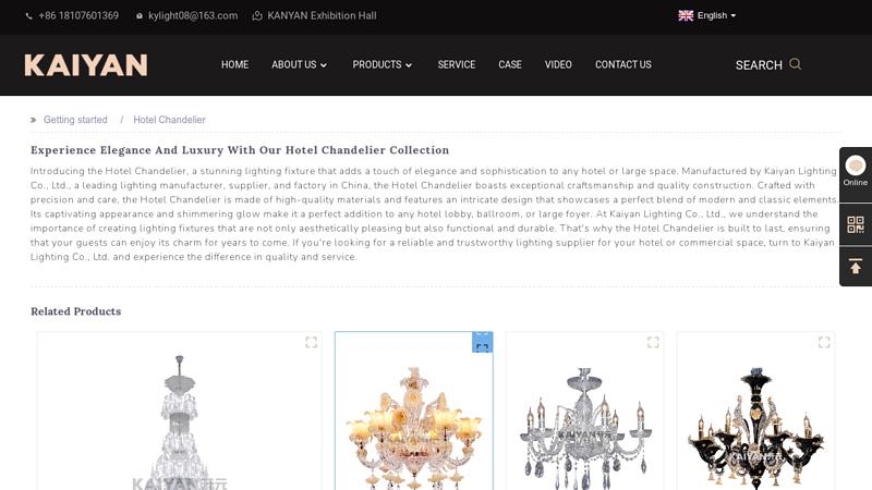 Image of Wholesale Hotel Chandelier Manufacturer and Supplier, Factory Exporter ...