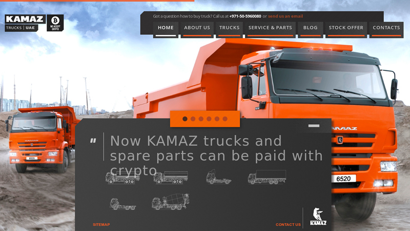 Buy Truck from Russian manufacturer KAMAZ - good prices and quality.