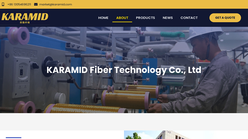 Image of KARAMID Fiber Technology-Aradmid Fibers&Composites Factory