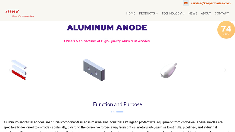 Image of Aluminium Anodes