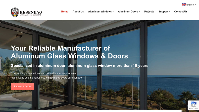 Image of Aluminum Glass Window and Door Manufacturer