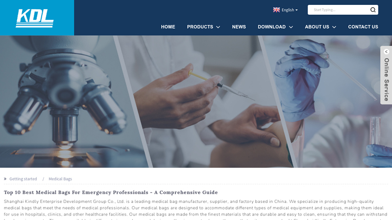 Image of China Medical Bags Manufacturer and Supplier, Factory Exporter | Kindly