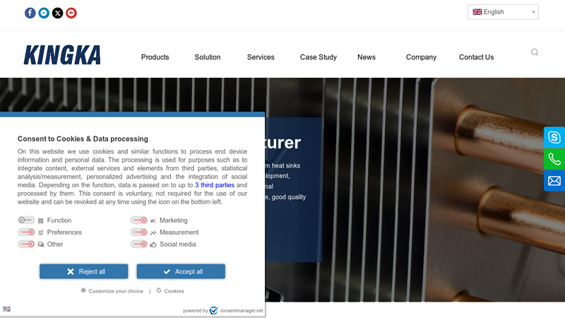 Image of Aluminum Thermal Heat Sink Manufacturer & Supplier