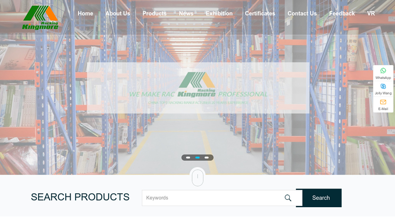 Image of China Industrial, Metal, Push Back Racking Systems, Automated Warehouse ...