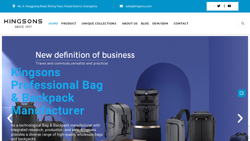 Image of Wholesale Bag & Backpack Manufacturer