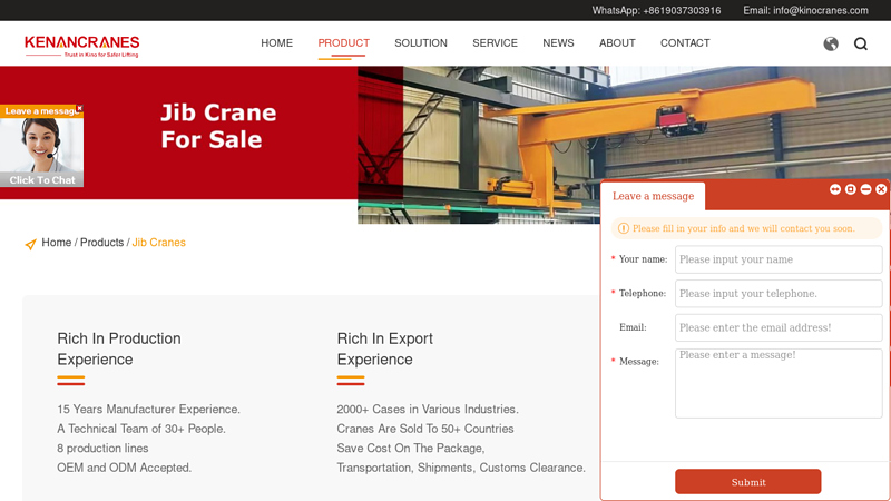 Image of Gantry Crane For Sale | China Manufacturer | Kinocranes
