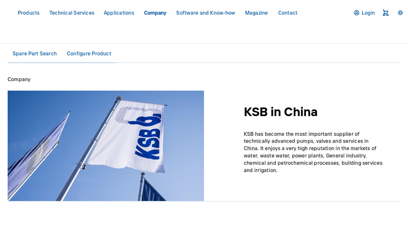 Image of KSB in China I KSB Shanghai Pump Co. Ltd