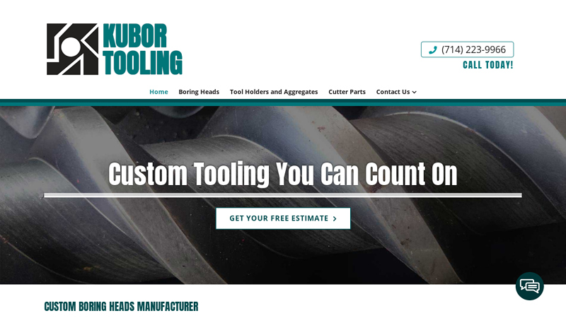 Kubor Tooling - Custom CNC Boring Heads Manufacturer