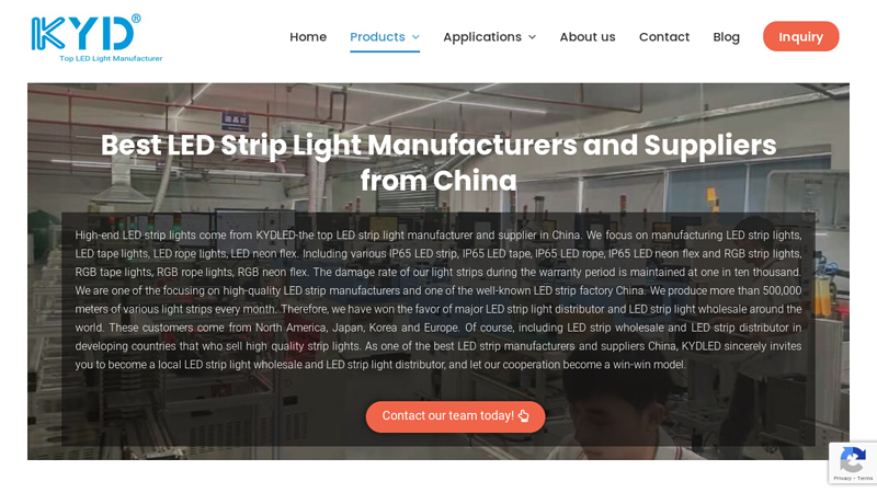 Image of Best LED Tube Light Manufacturers & Suppliers in China | KYDLED