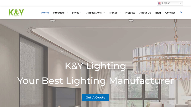 Image of Professional Lighting Manufacturers & Supplier in China | K&Y Lighting