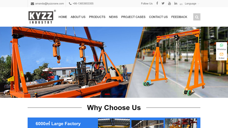 Image of China Gantry Crane, Overhead Crane, Free Standing Bridge Crane ...