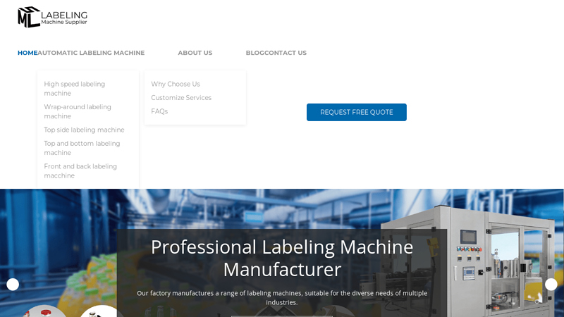 Image of Labeling machine manufacturer in China